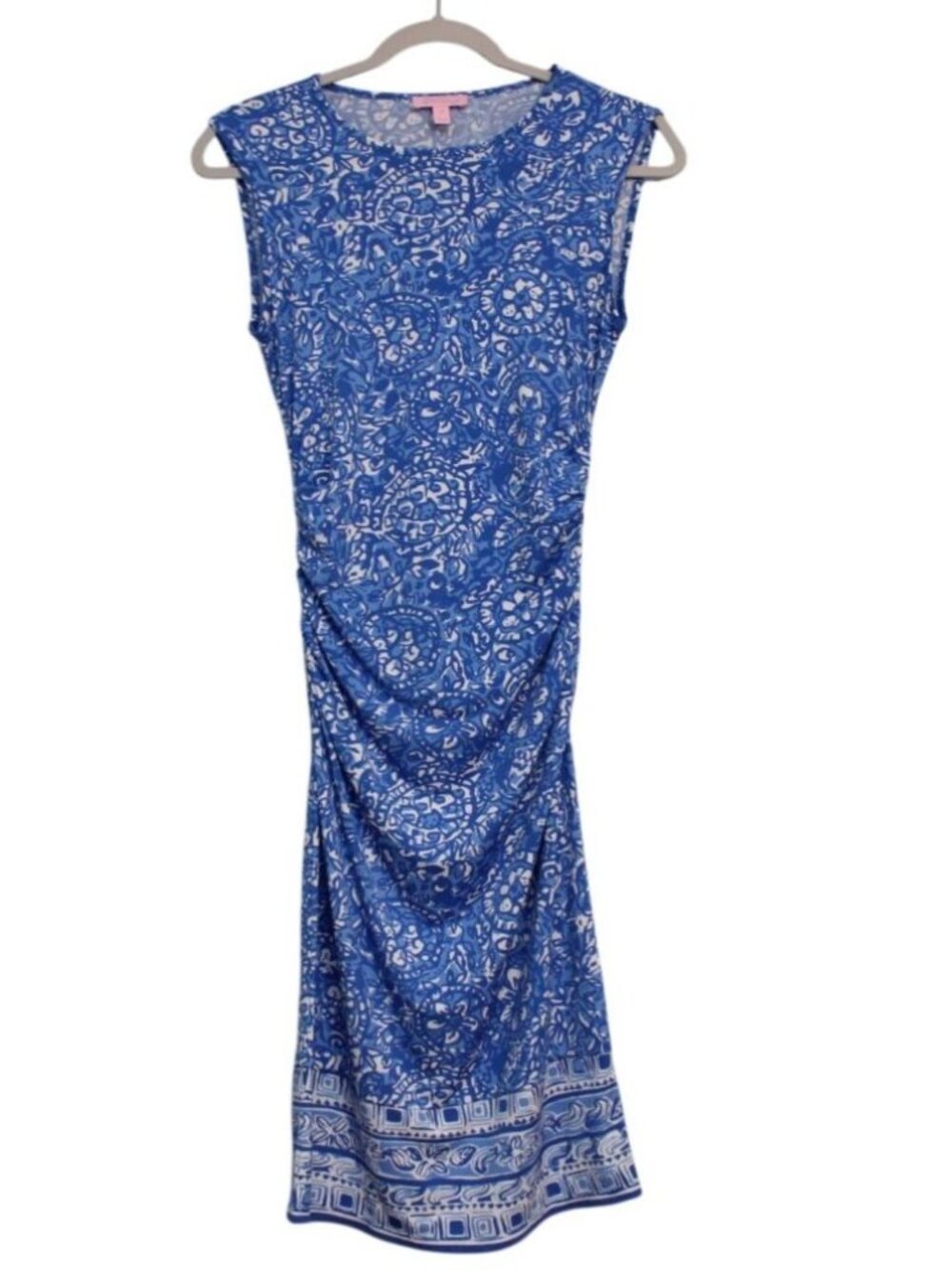 Lilly Pulitzer Dress Size XS Madeira Bodycon Ruched Resortwear Beach Tropical